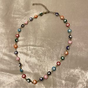 Multicolor Evil Eye Necklace